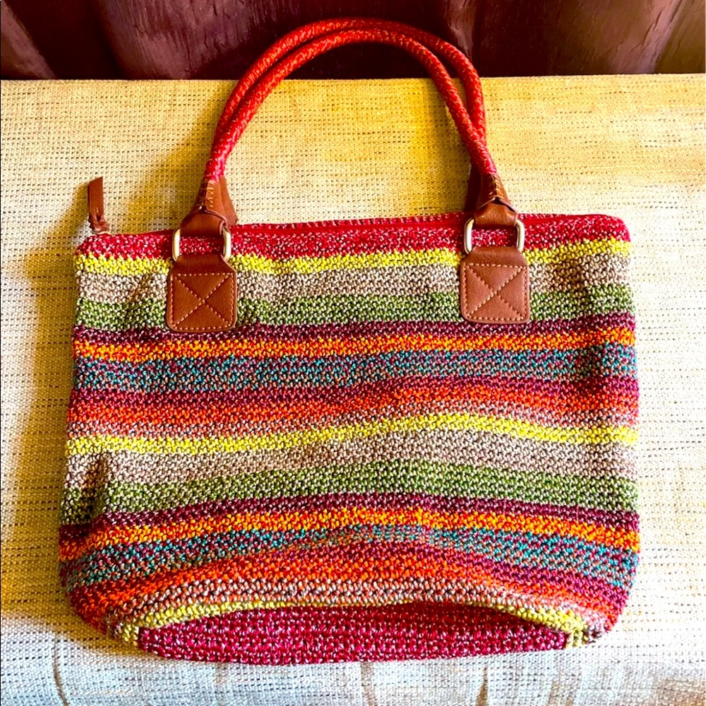 The Sak Crocheted Tote Bag/Shoulder Bag